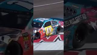 NASCARs Kyle Busch Upset At Bubba Wallce Crash [upl. by Adaminah]