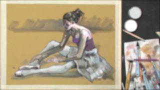 Bettags Malschule  Ballerina in Pastell [upl. by Fennelly]