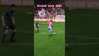 Giroud nice Goal giroud bayren munich acmilan fifa football soccer fc24 fifa23 shorts ps5 [upl. by Castle650]