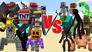 1 VS 1  Golemania VS Mutant Beast in Minecraft [upl. by Suedama906]