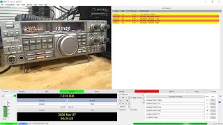 Kenwood TS440 interface to PC using DX Commander amp WSJTX [upl. by Proud]