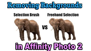 Removing backgrounds in Affinity Photo 2 [upl. by Ibbetson350]