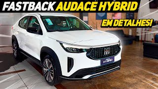 NOVO FIAT FASTBACK AUDACE HYBRID 2025  VALE A PENA [upl. by Akiner]