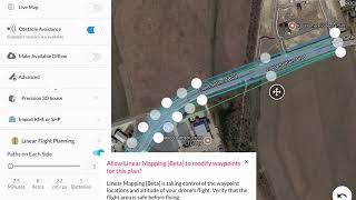 DroneDeploy Linear Flight Planning App [upl. by Ezitram]