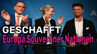 AfD findet Partner für EU Parlament [upl. by Vocaay]