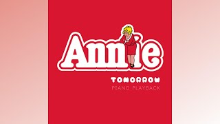 Tomorrow Annie  Karaoke Version  Piano Playback [upl. by Nivag]