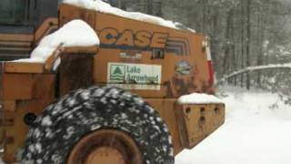 Case 621B Plowing Snow [upl. by Alled]