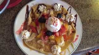 Homemade Crepe with Fruits and Ice Cream Part 3 [upl. by Poppas]