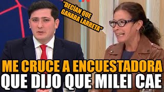 ¡ENCUESTADORA ANTI MILEI HUMILLADA EN VIVO quotDECÍAN QUE GANABA LARRETAquot  BREAK POINT [upl. by Hsur597]