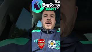 Fantasy Premier League 24  GW 6 Arsenal V Leicester FPL fantasypremierleague Arsenal LCFC [upl. by Ardnat]