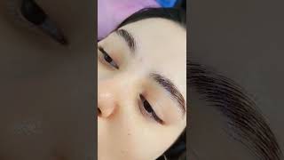 Ламинирование бровей😍 tjk lashes lashmak eyelashenhancement lashmotheruli eyelashextensions [upl. by Norry]