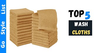 Best Washcloths Reviews 2025 – Top 5 Products That You Can Buy [upl. by Larrabee10]