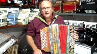 Accordion Demonstration I Melodija Slovenian Button Box [upl. by Ylimme]