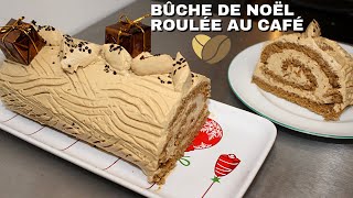 Bûche de Noël roulée au café [upl. by Wershba230]