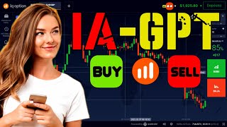 Así se opera con IA 🤖 GPT en IQ OPTION Señales Opciones Binarias [upl. by Eelek]