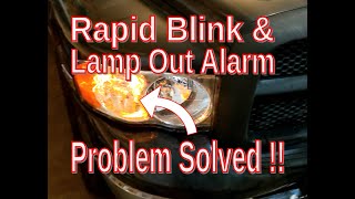 Rapid Flashing amp Lamp Out Chime on Dodge RAM Turn Signal – PROBLEM SOLVED [upl. by Haret]