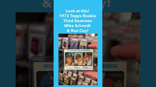 1973 Topps Rookie Third Basemen Mike Schmidt amp Ron Cey mlb tiktok baseball baseballcards ropps [upl. by Antonino]