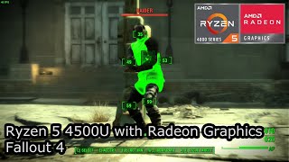 Ryzen 5 4500U Gaming  Fallout 4  HP ENVY x360 13ay0008na  AMD Radeon 6 Graphics [upl. by Yajnas]