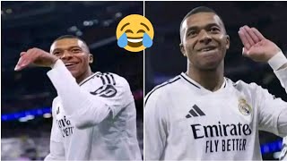 Kylian Mbappe Celebration After Scoring Disallowed Goal 😂  Barcelona 40 Real Madrid [upl. by Ahsilad881]