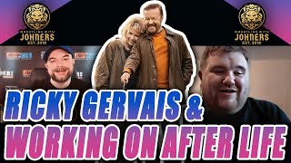 Ricky Gervais amp Afterlife Clip  Ethan Lawrence Interview [upl. by Conley]