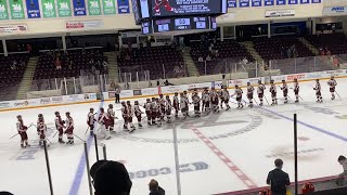 Peterborough Petes Training Camp Scrimmage end of game hand shake [upl. by Okuy182]