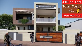 How to Design the 3D House Elevation in SketchUp  SketchUp Tutorial [upl. by Nerraj]