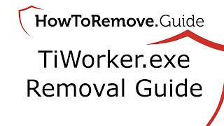 Remove TiWorkerexe Virus [upl. by Zahc415]