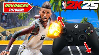 NBA 2K25  easiest ADVANCED DRIBBLE TUTORIAL😈most EFFECTIVE dribble moves [upl. by Juan]