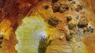 The strangest place on earth  Dallol flyover [upl. by Yhcir]