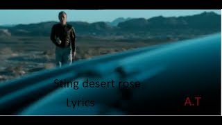 sting desert rose lyrics [upl. by Filberto]