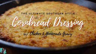 THE BEST SOUTHERN STYLE CORNBREAD DRESSING RECIPE  2024  DETAILED STEP BY STEP TUTORIAL [upl. by Chemarin586]