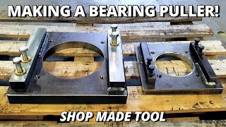 Making a Custom Bearing Puller  Shop Made Tools [upl. by Lizzy436]