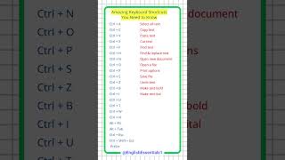 Amazing Keyboard Shortcuts You Need to Know for Windows keyboard shortcuts Windows shortcuts [upl. by Ruhtracam]