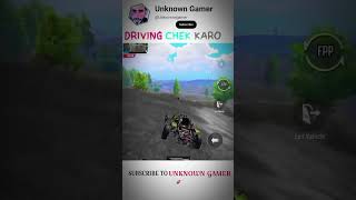 DRIVING CHEK KARO 😜  PUBG MOBILE  UNKNOWN GAMER pubgmobile gaming [upl. by Adnamaa]