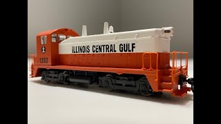 Walthers Mainline SW7 Illinois Central Gulf product review Part II installing next18 decoder [upl. by Mapel]