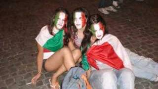 Italia campione del mondo 2006 i festeggiamenti a Roma [upl. by Ahsyekat]