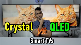 CRYSTAL vs QLED Smart TVs  ¿Cuáles son las diferencias entre ambas tecnologías [upl. by Straus]