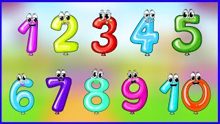 1234 Numbers Song  Learn To Count Numbers From 1 To 10  123 Number Names  12345 Counting for Kids [upl. by Adria265]