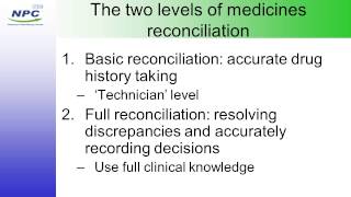 Medicines reconciliation [upl. by Holly-Anne453]