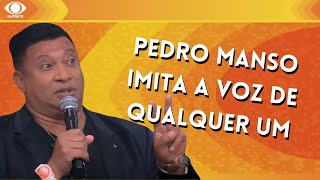 Imitações de Pedro Manso impressionam no programa Faustão na Band [upl. by Ynohtnad]