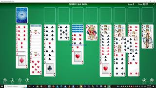 Spider Solitaire 4 suits 509 [upl. by Pazice]