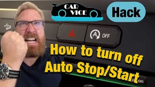 How to permanently turn off  disable auto stop start engine feature AutoStop Eliminator review [upl. by Burra]