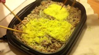 Japan Vlog 44 Cooking Yakisoba [upl. by Elledoj]