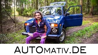 Ein wahrer Offroader Lada 4x4 TaigaNiva im Fahrbericht  Offroad in den Vogesen [upl. by Ylsel]