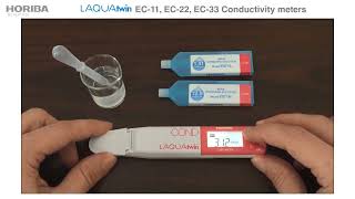 LAQUAtwin EC meters calibration measurement and maintenance [upl. by Myrtia]