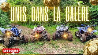 Randonnée Chaotique pour nos 4 quads quads fail kymco raptor [upl. by Nirehtac]