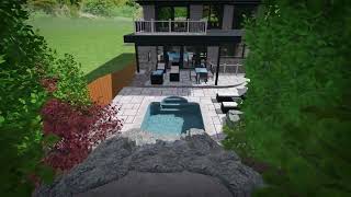 Landscape Design 3D Walkthrough [upl. by Christabelle104]