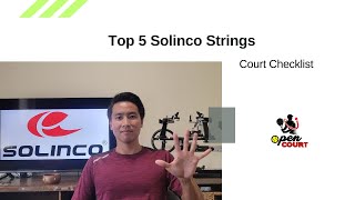 Top 5 Solinco Strings [upl. by Lissy]