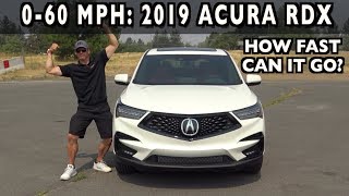 How Fast 060 mph 2019 Acura RDX on Everyman Driver [upl. by Ellerrehc544]