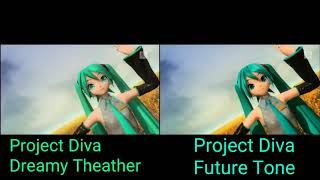 Ievan Polkka Miku Project Diva Dreamy Theater VS Project Diva Future Tone [upl. by Christine]